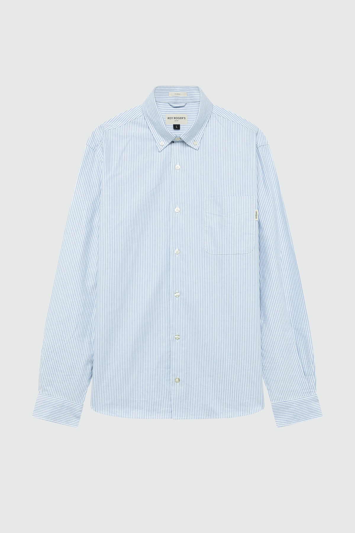 Roy Roger’s Camicia Oxford in Popeline a Righe