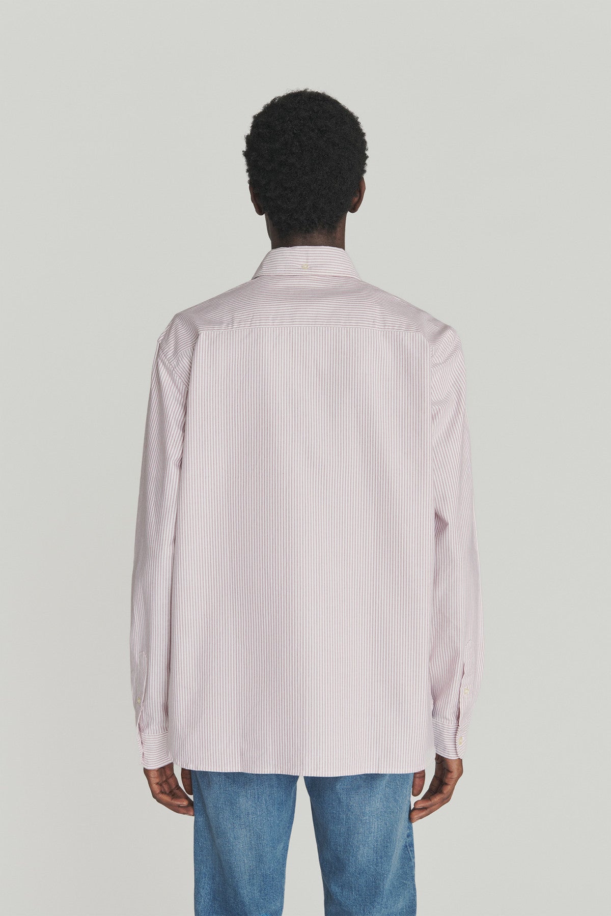 Roy Roger’s Camicia Oxford in Popeline a Righe