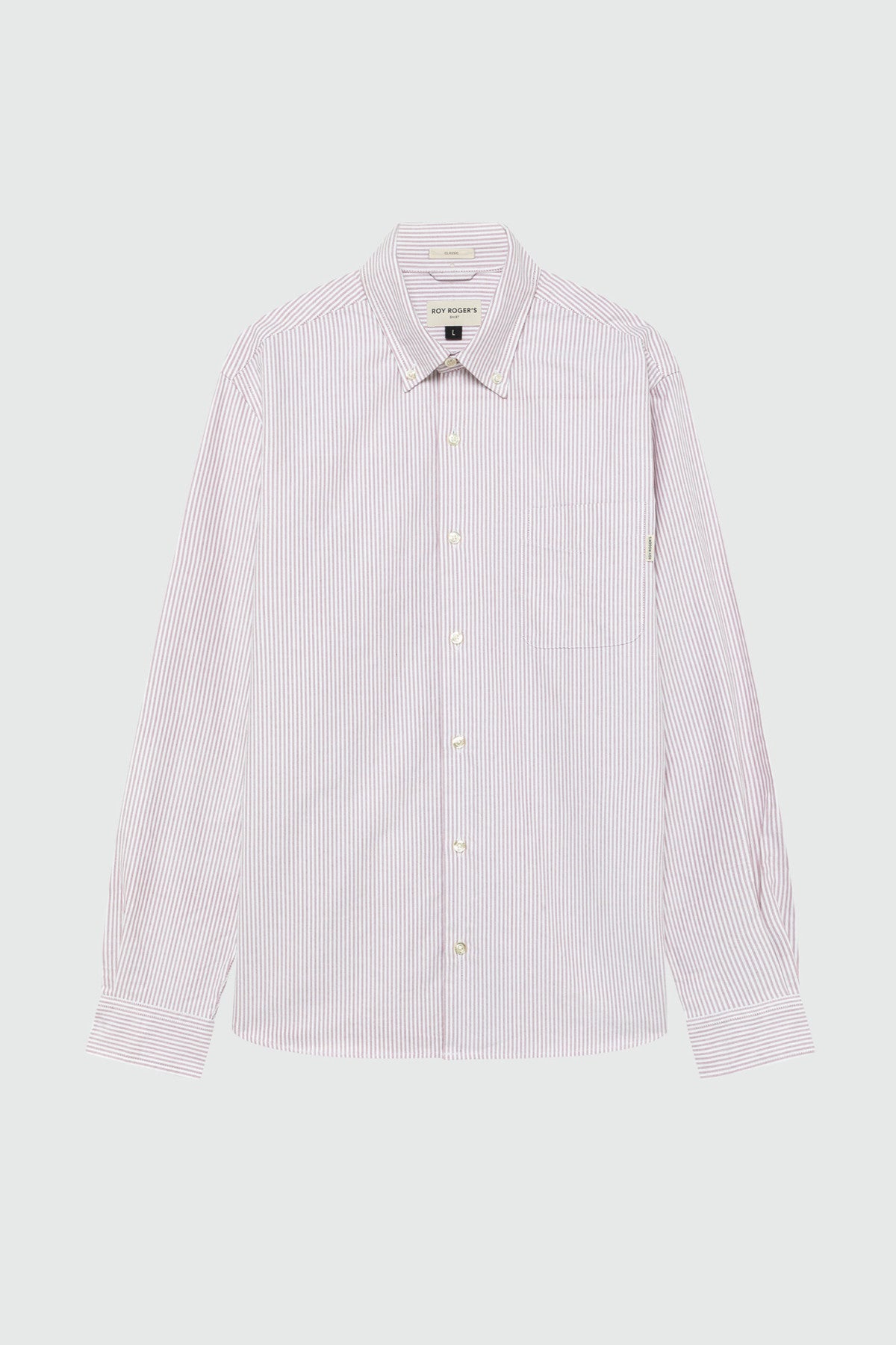 Roy Roger’s Camicia Oxford in Popeline a Righe