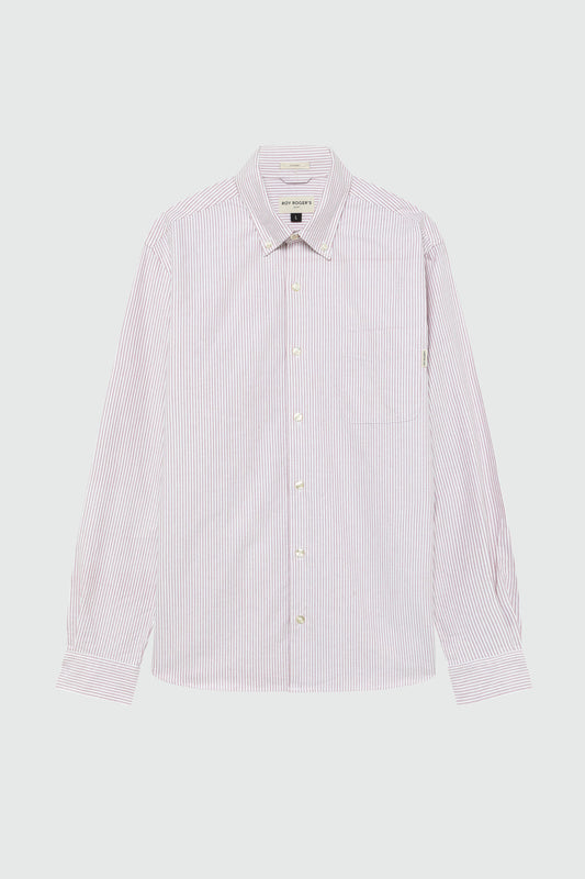 Roy Roger’s Camicia Oxford in Popeline a Righe