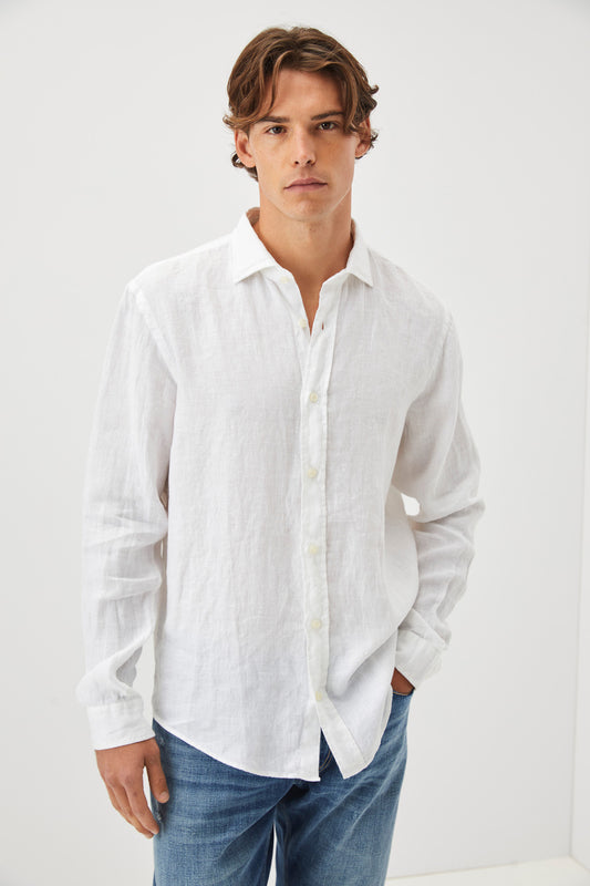 Roy Roger's Camicia Pierce riviera in lino dyed