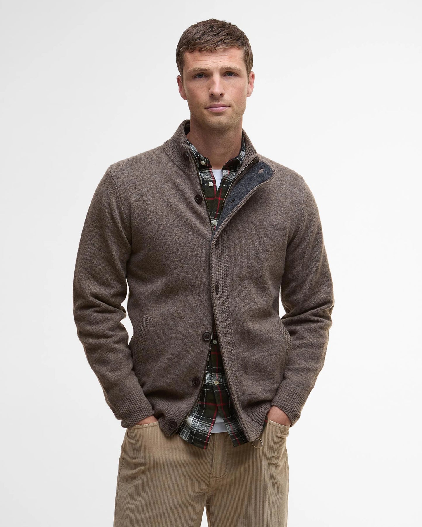 Barbour Maglione con zip Patch