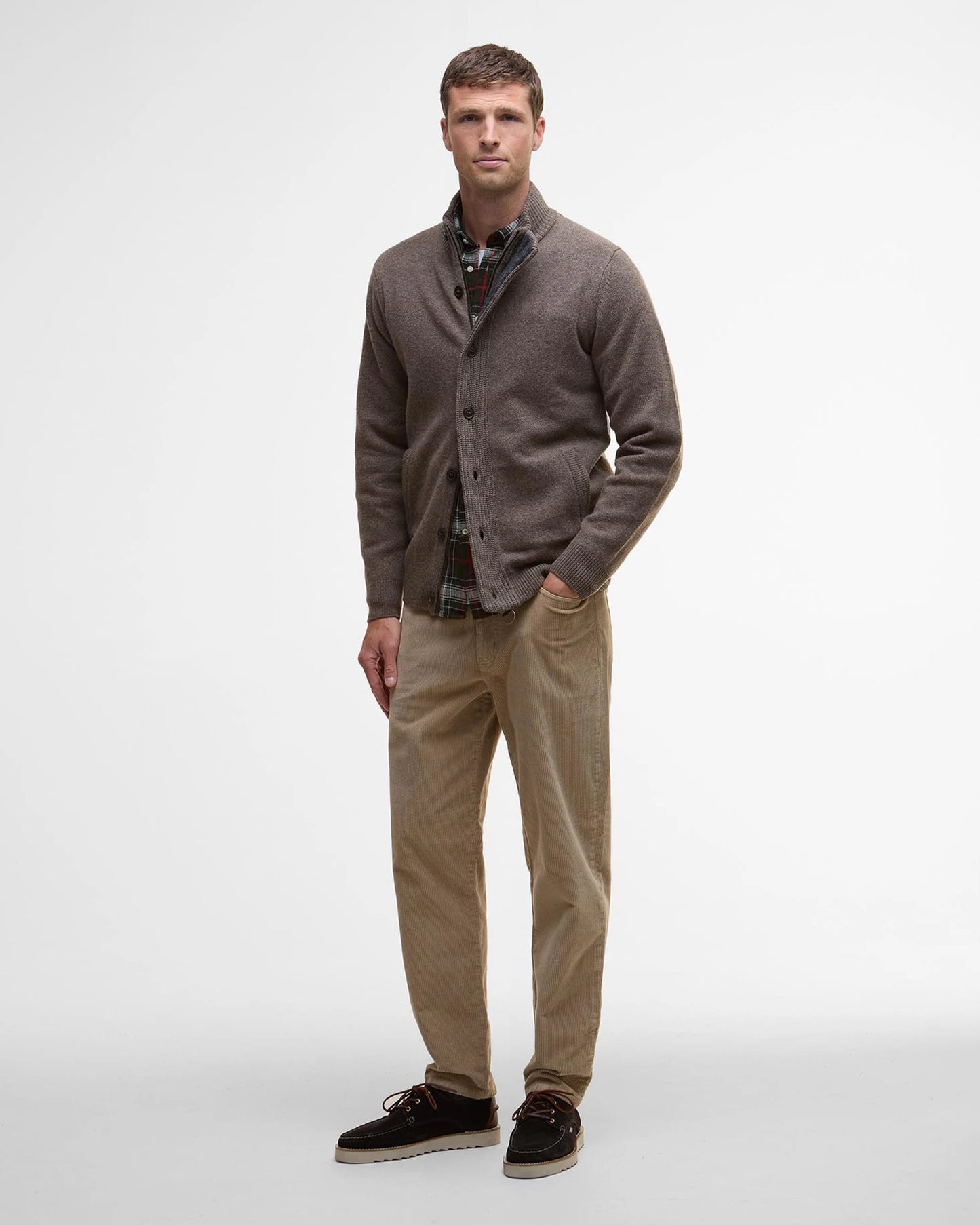Barbour Maglione con zip Patch