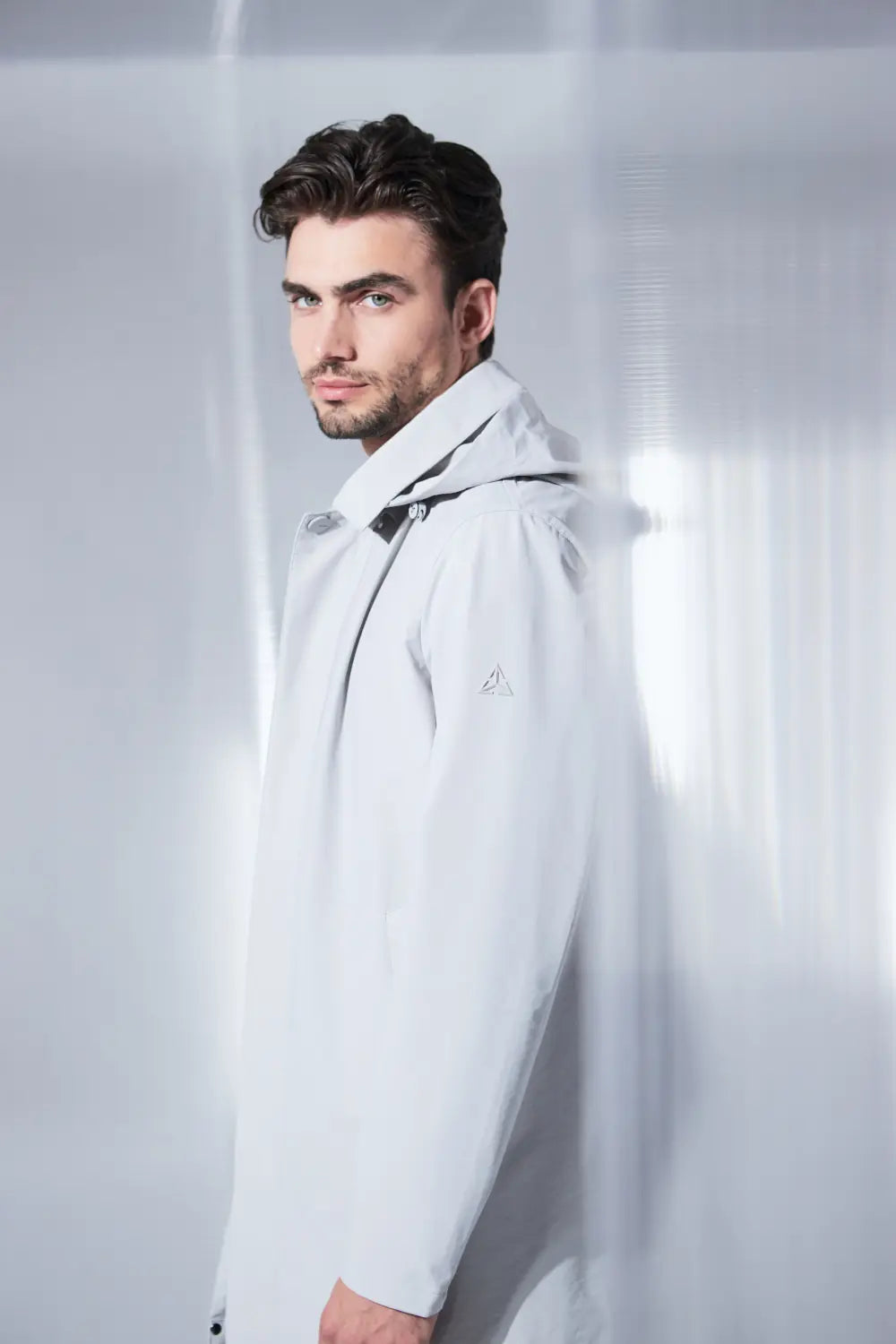 HESKIMO Trench Cappuccio