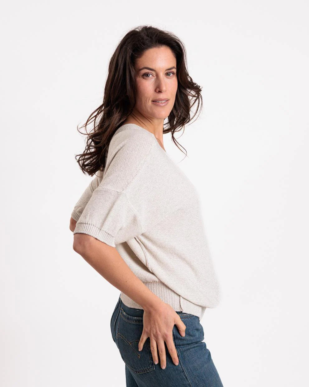 MARELLA Maglia oversize con lurex