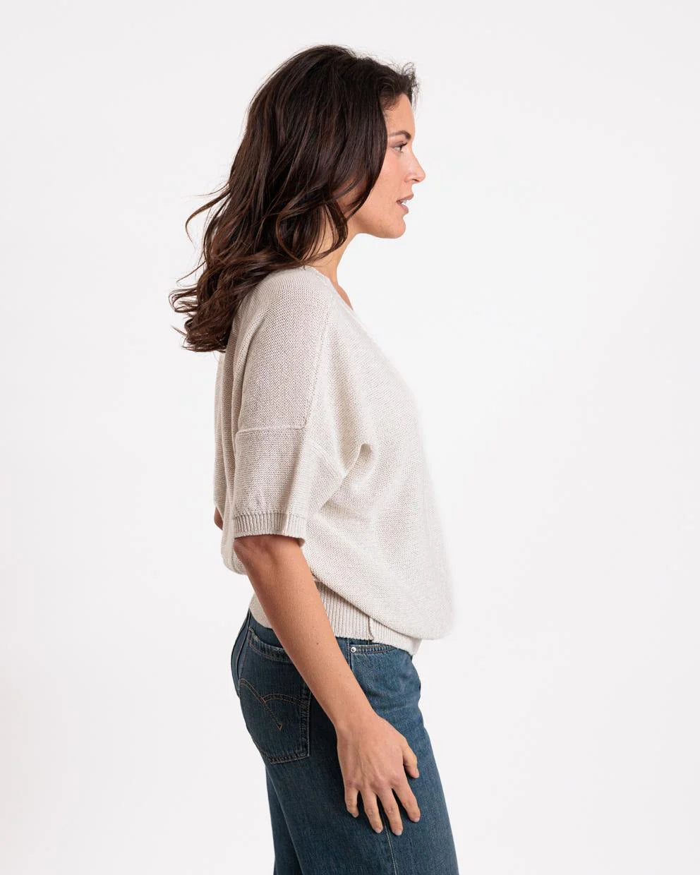 MARELLA Maglia oversize con lurex