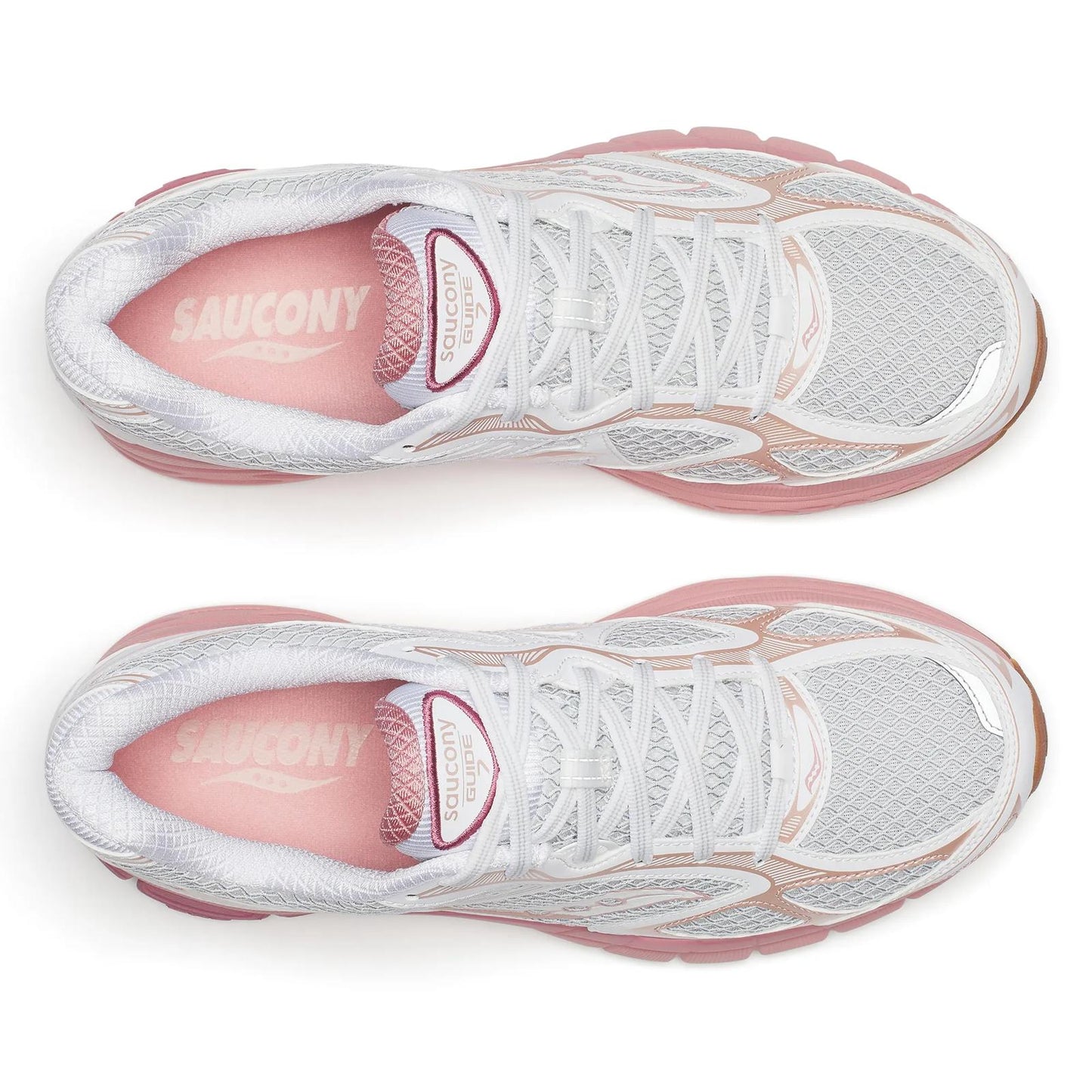 SAUCONY S70936 ProGrid Guide 7 White/Peach