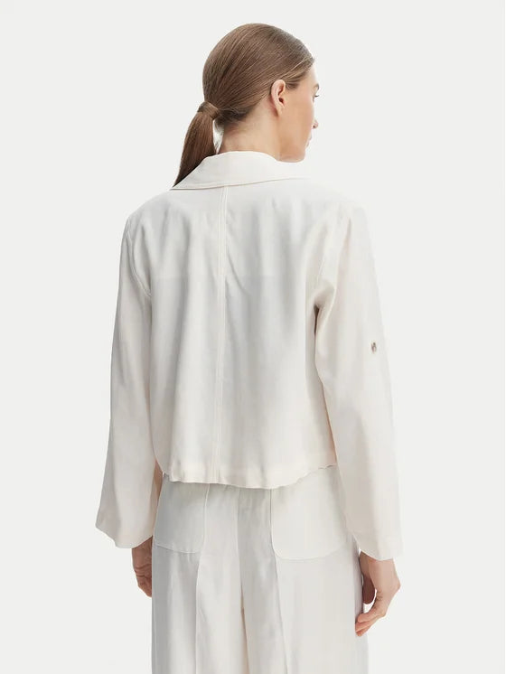 MARELLA Giacca in viscosa e lino stretch