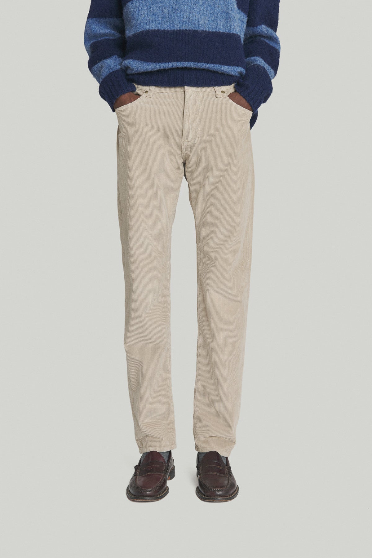 Roy Roger’s Pantalone Cult Plain in Velluto