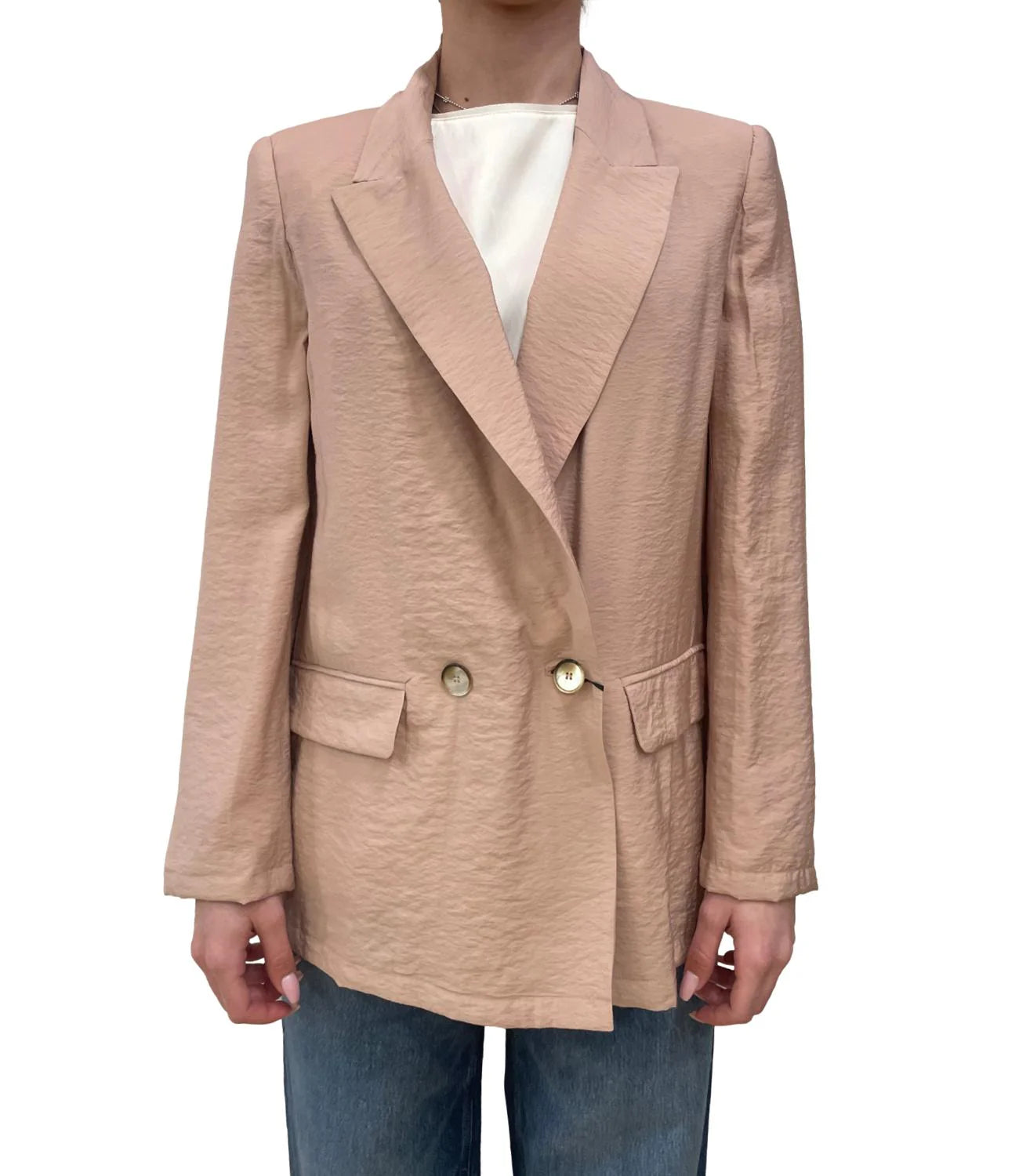 MARELLA Blazer doppiopetto in tela