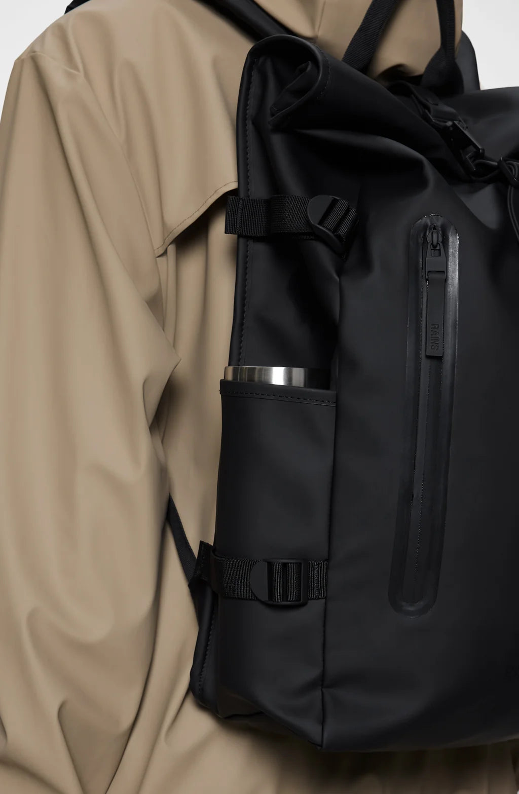 RAINS Rolltop Rucksack Large
