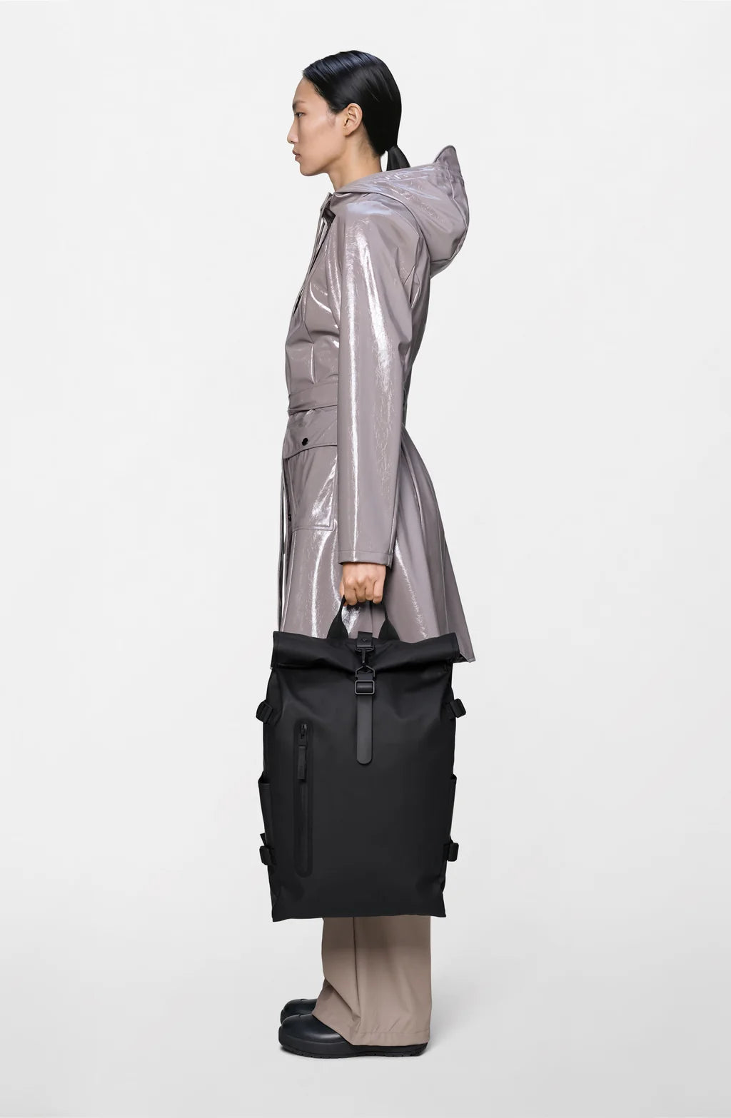 RAINS Rolltop Rucksack Large