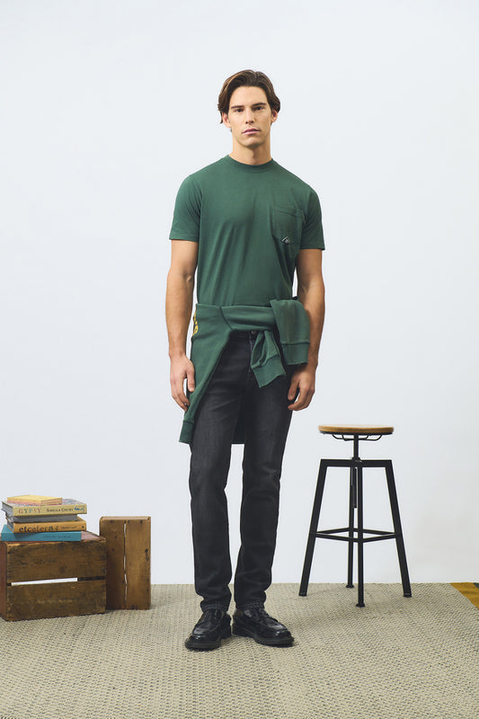 Roy Roger's T-SHIRT POCKET IN JERSEY