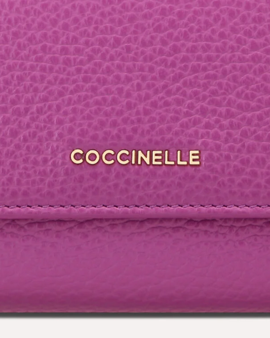 Coccinelle metallic soft wallet small E2MW5116601