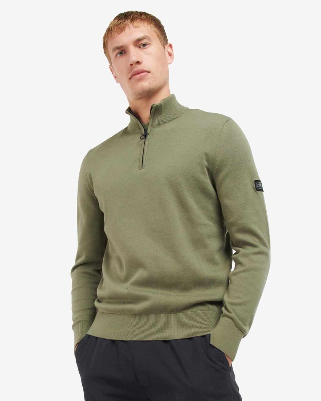 Barbour B.Intl Maglione con mezza zip