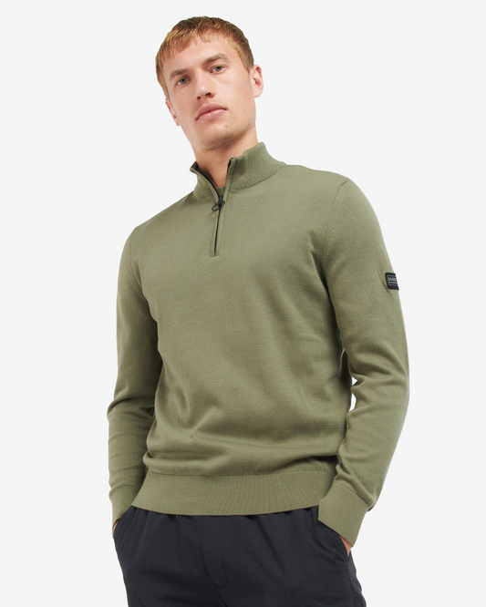 Barbour B.Intl Maglione con mezza zip