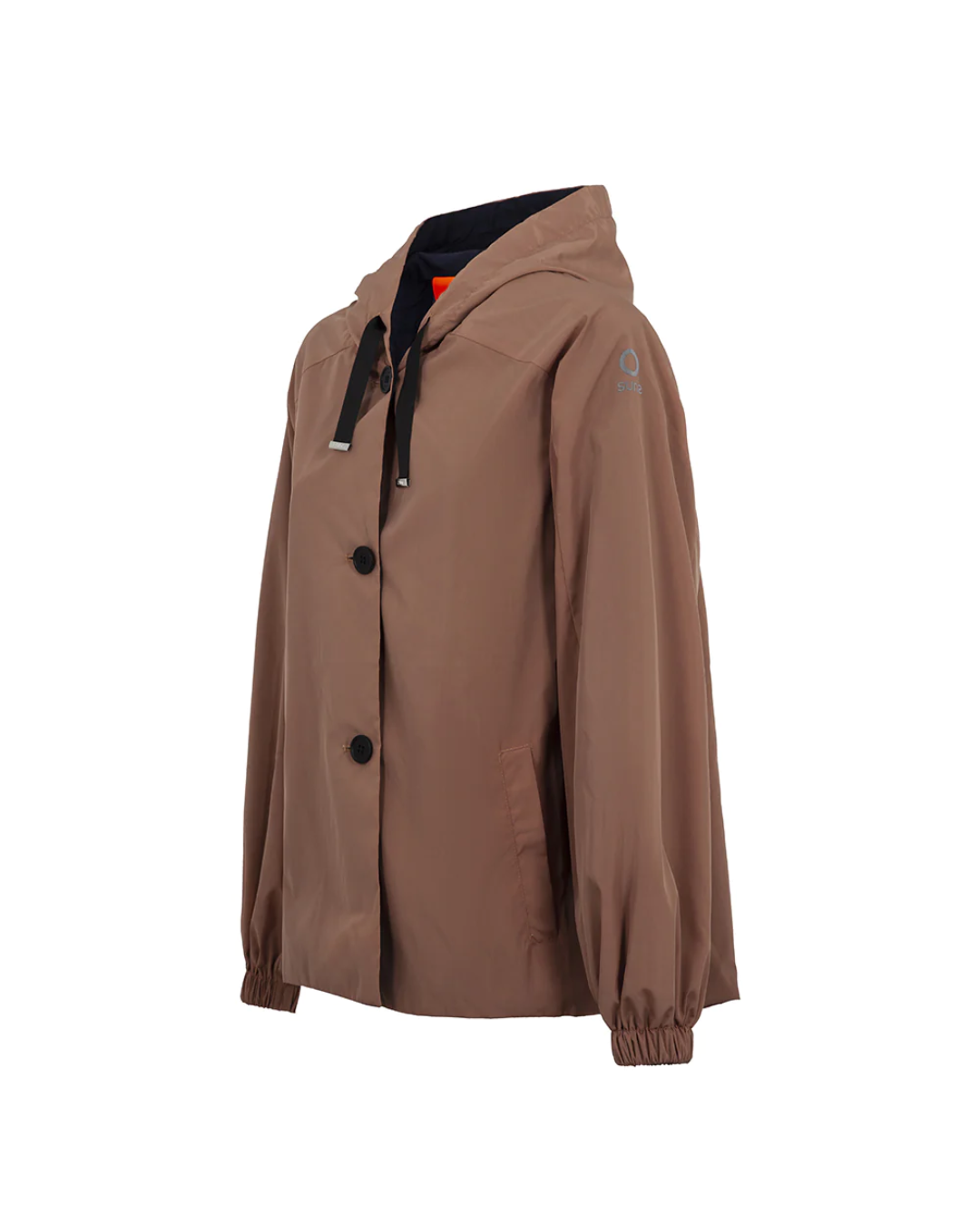 Suns trench donna double con cappuccio 